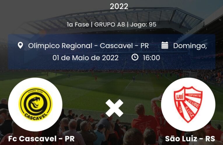 FC Cascavel x São Luiz: Prováveis escalações e transmissão